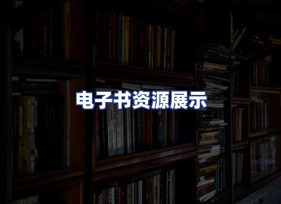 电子书资源展示